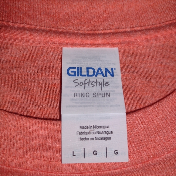 "But....God" shirt in a petty pink coral color and  a size large - Picture 2 of 2